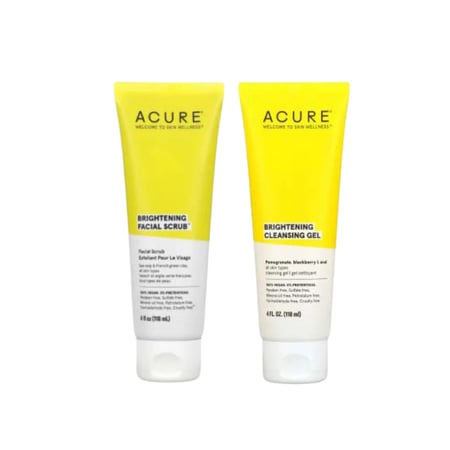مجموعة اكيور مقشر+جل لتفتيح وترطيب البشرة