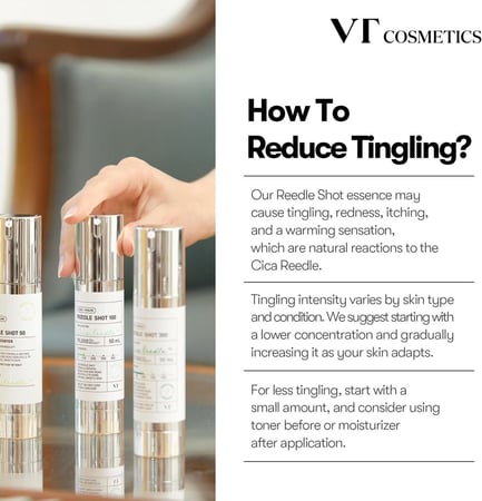 في تي ريدل شوت 100 – سيروم سيكا لترطيب وتجديد البشرة 50 مل - VT Cica Reedle Shot 100 Serum 50ml