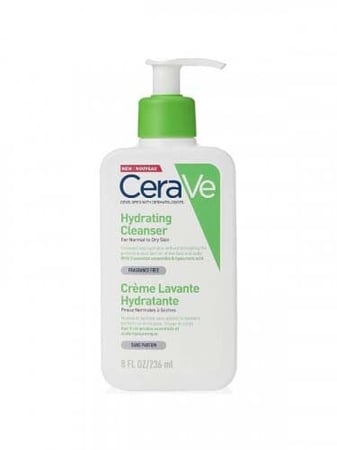 غسول سيرافي المرطب للبشرة الجافة والحساسة 236 مل - CeraVe Hydrating Cleanser 236ml