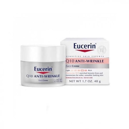 يوسرين Q10 مضاد للتجاعيد كريم نهاري – 48 جم - Eucerin Q10 Anti-Wrinkle Face Cream 48g