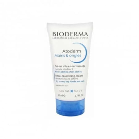 بيوديرما أتوديرم كريم لليدين والأظافر 50 مل - Bioderma Atoderm Mains & Ongles Hand and Nail Cream 50ml