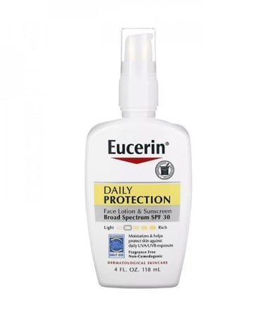 لوشن الوجه المرطب للحماية اليومية بعامل وقاية من الشمس 30 من يوسيرين 118مل