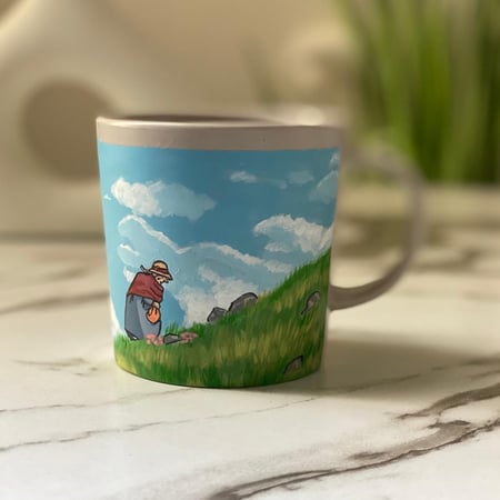 كوب السماء الزرقاء