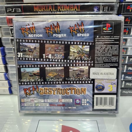 PS1 destruction derby raw جديد