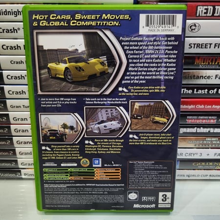 Xbox Xbox project gotham racing 2