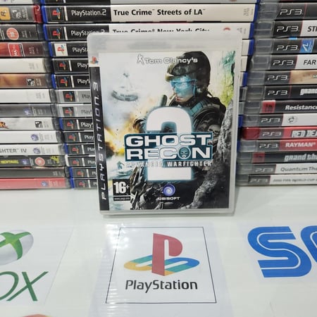 PS3 tom clancy's ghost recon advanced warfighter 2 يوجد اثار ماء بالغلاف الخارجي