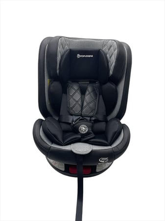 كرسي سيارة للأطفال حديثي الولادة والرضع والمواليد قابل للتعديل مع ميزة اليزوفكس - حتي اربع سنوات