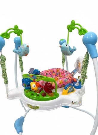 جامبر ماشية ونطاطة من  تيبابي مع موسيقى واضواء للاطفال-مرجيحة اطفال