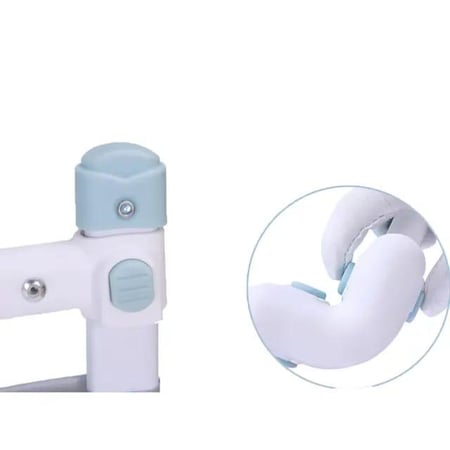 3 قطع من حاجز  سرير من ضحكه , لتوفير الأمان من جميع الاتجاهات 2 قطعة 180 , قطعه 150 لون ازرق