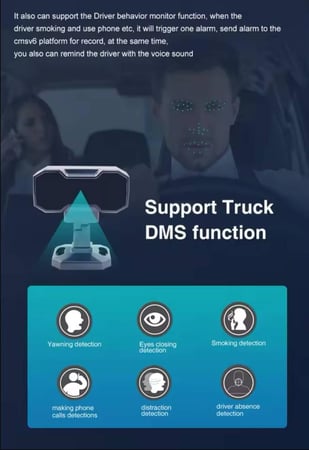 بكج 4g dash cam سمارت مع تتبع GPS