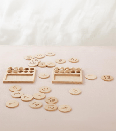 math toy - لعبة الحساب الخشبية