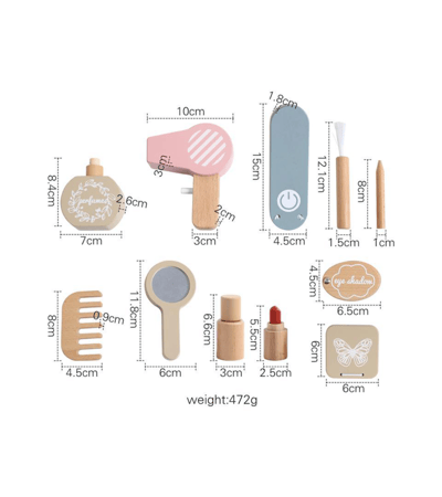 makeup toy - لعبة المكياج الخشبية