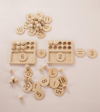 math toy - لعبة الحساب الخشبية