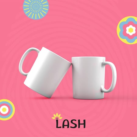 كوب سيراميك بطباعة حسب طلبك