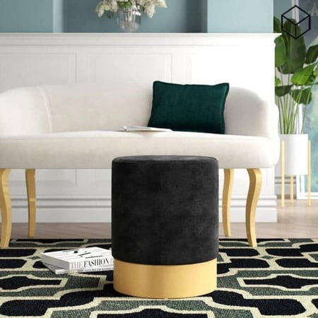 كرسي بوف مميز بقاعدة ستانلس ستيل