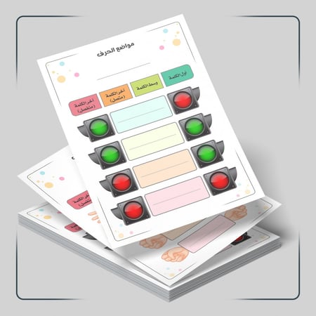 PDF | مواضع الحرف .. نموذجين