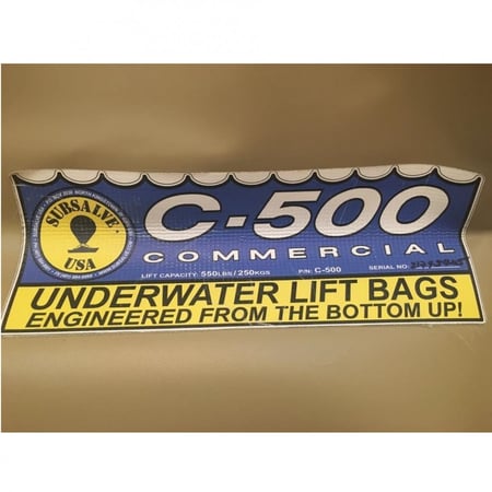 كيس رفع صناعة امريكية من شركة Subsalve c-500 مقاس كبير