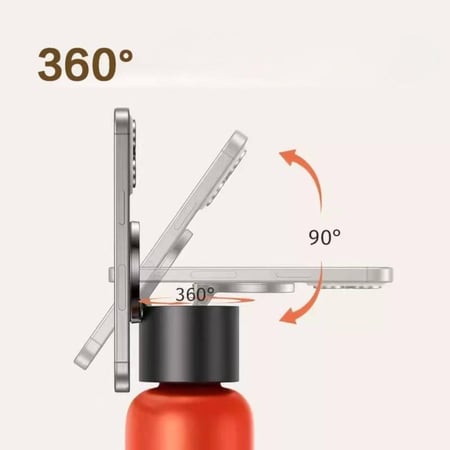 مطارة مشروب ATB بارد/حار مع ستاند ماج سيف بحركة 360 درجة