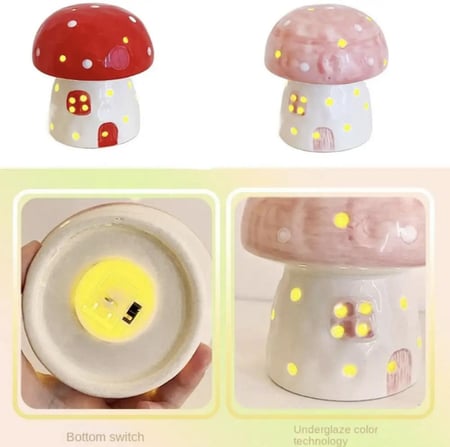 اضاءة الفطر | Mushroom Night Light