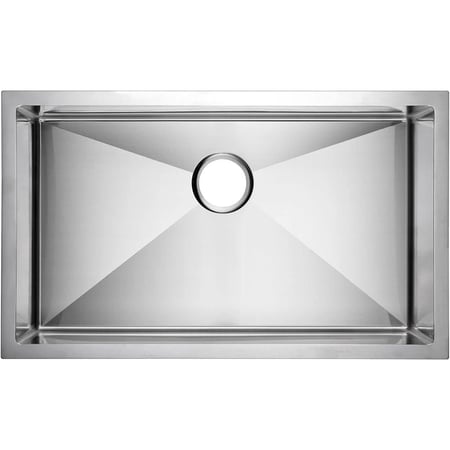 حوض مجلى مفرد ستانلس ستيل