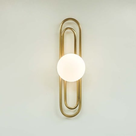 انارة حائط لون ذهبي راقي