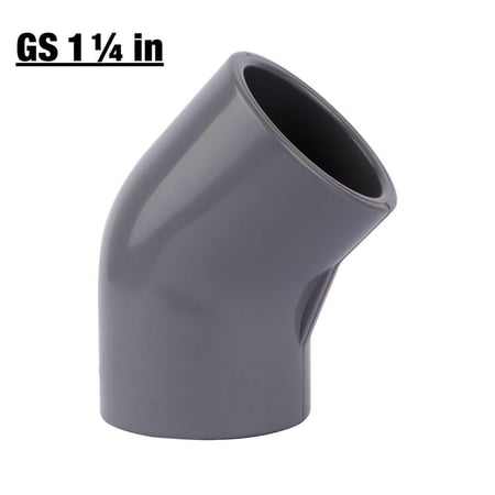 جيسكو كوع فاتح 1.25 بوصة للماء الحار لون رمادي تايلندي ضغط 80