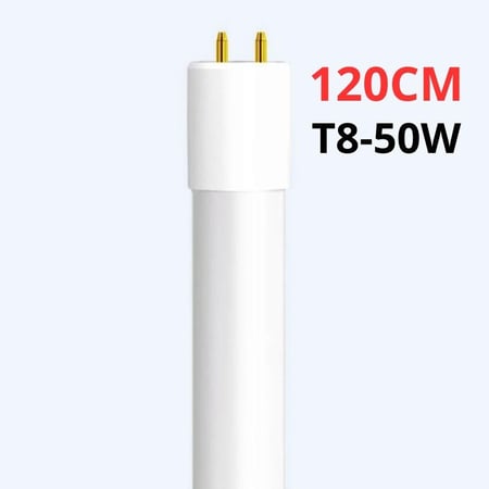 لمبة قزاز قلم LED T8  إضاءة بيضاء 50 وات 120 سم موفرة للطاقة وعالية