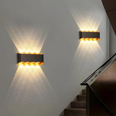 ابليك ليد إنارة أصفر موديل 8 عدسات