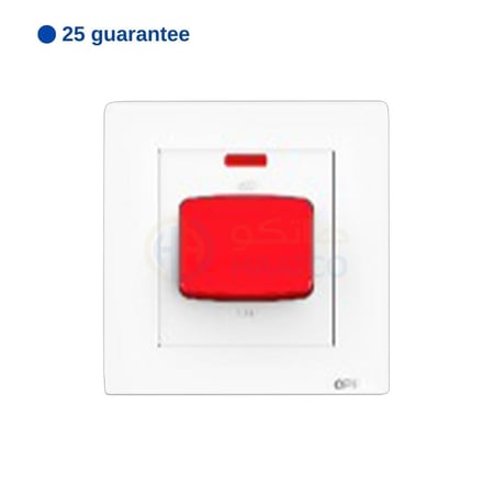 مفتاح مكيف 7-7 أوبل أبيض