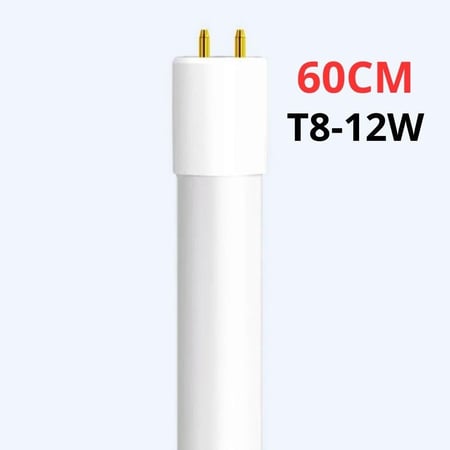 لمبة قزاز قلم LED T8  إضاءة بيضاء 12 وات 60 سم موفرة للطاقة وعالية