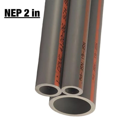 ماسورة 2 بوصة حار رمادي ضغط 80 – نبرو