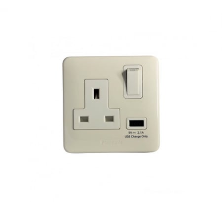 فيش بالمفتاح بيج 13 امبير مع USB تايلندي