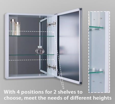 خزانة حائط بمرأة