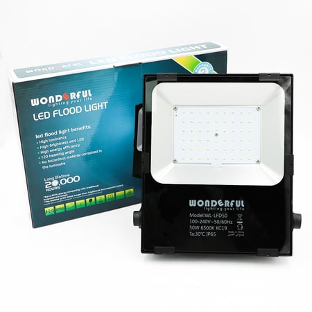 كشاف شارع مربع أبيض 50 وات ثقيل - وندرفل