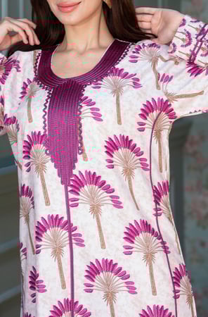 جلابية نسائية حرير 25  (قطن 65%)