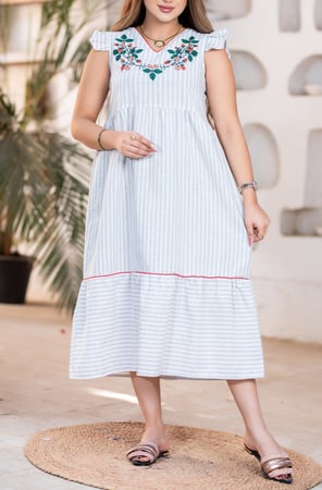 فستان كت نسمة 32 (قطن100%)