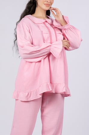 بيجاما نسائية روز 3 (قطن 100%)