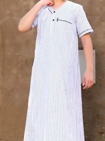 ثوب ولادي قرنفل 14 (قطن 65٪ )