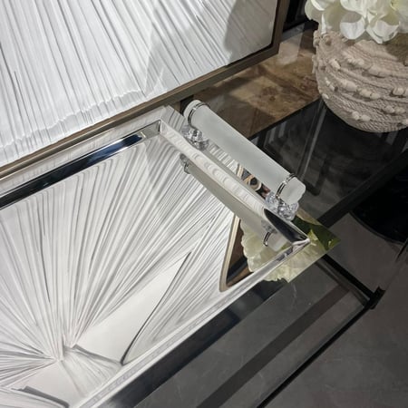 صينية ستيل تركي ثلجي 33*49سم