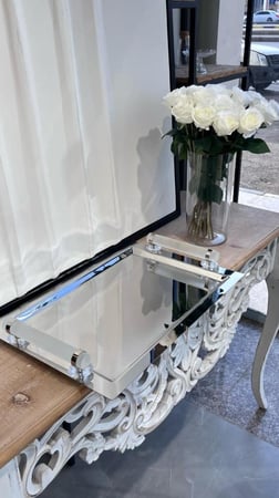 صينية ستيل تركي ثلجي 33*49سم