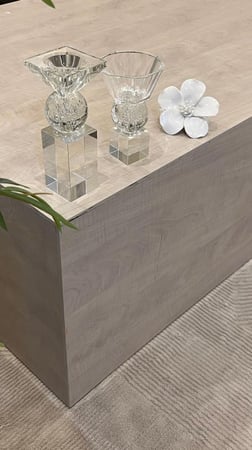 طقم مبخرة كرستال تركي  شفاف 1