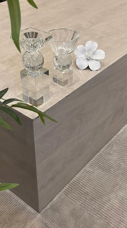 طقم مبخرة كرستال تركي  شفاف 1