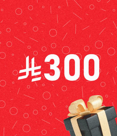 بطاقة قسيمة إهداء 300 ريال