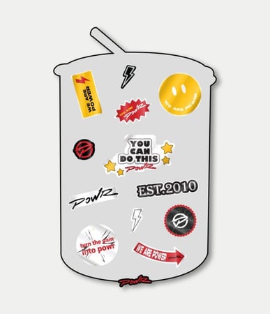 ستيكرات POWR Waterproof