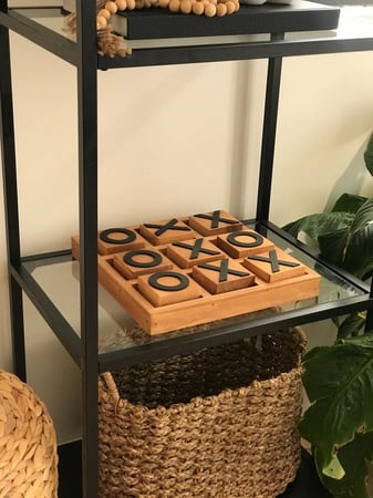 لعبة تيك تاك تو الخشبية Tic-Tac-Toe