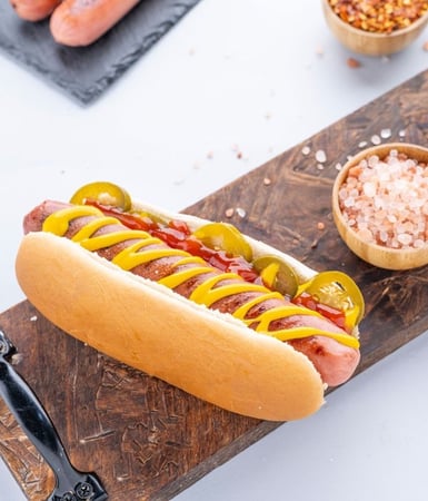 هوت دوغ لحم