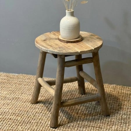 طاولة خشب بوهيمي