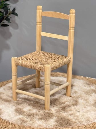 ‏‎كرسي خشب حبال صغير