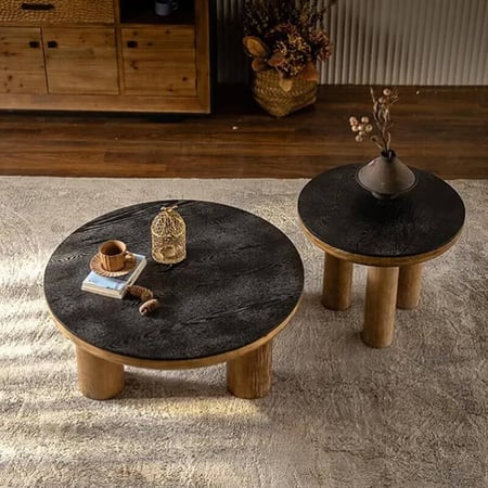 طاولة قهوة خشب كلاسكMEKATO