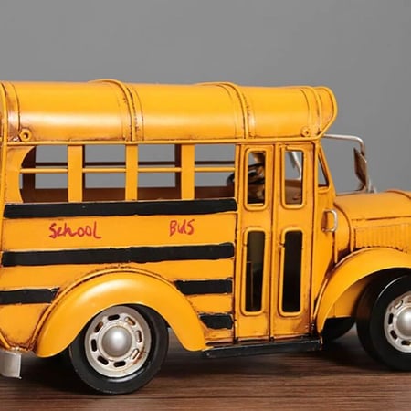 ‎ديكور باص مدرسة حديد